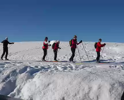 PXL032 Départ du gîte skis aux pieds cette année